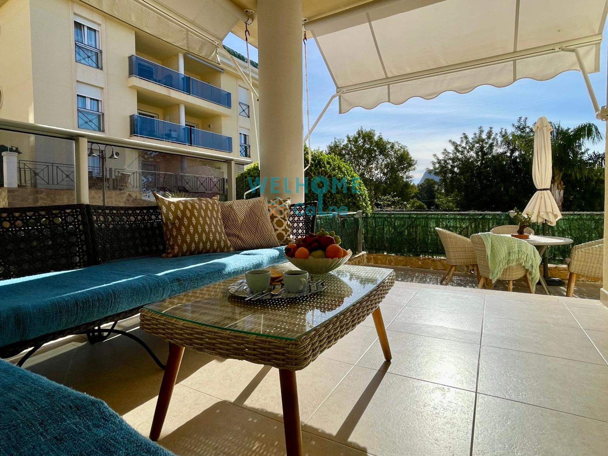 Manzana Bonito Y Comodo Apartamento Con Piscina Калпе Екстериор снимка