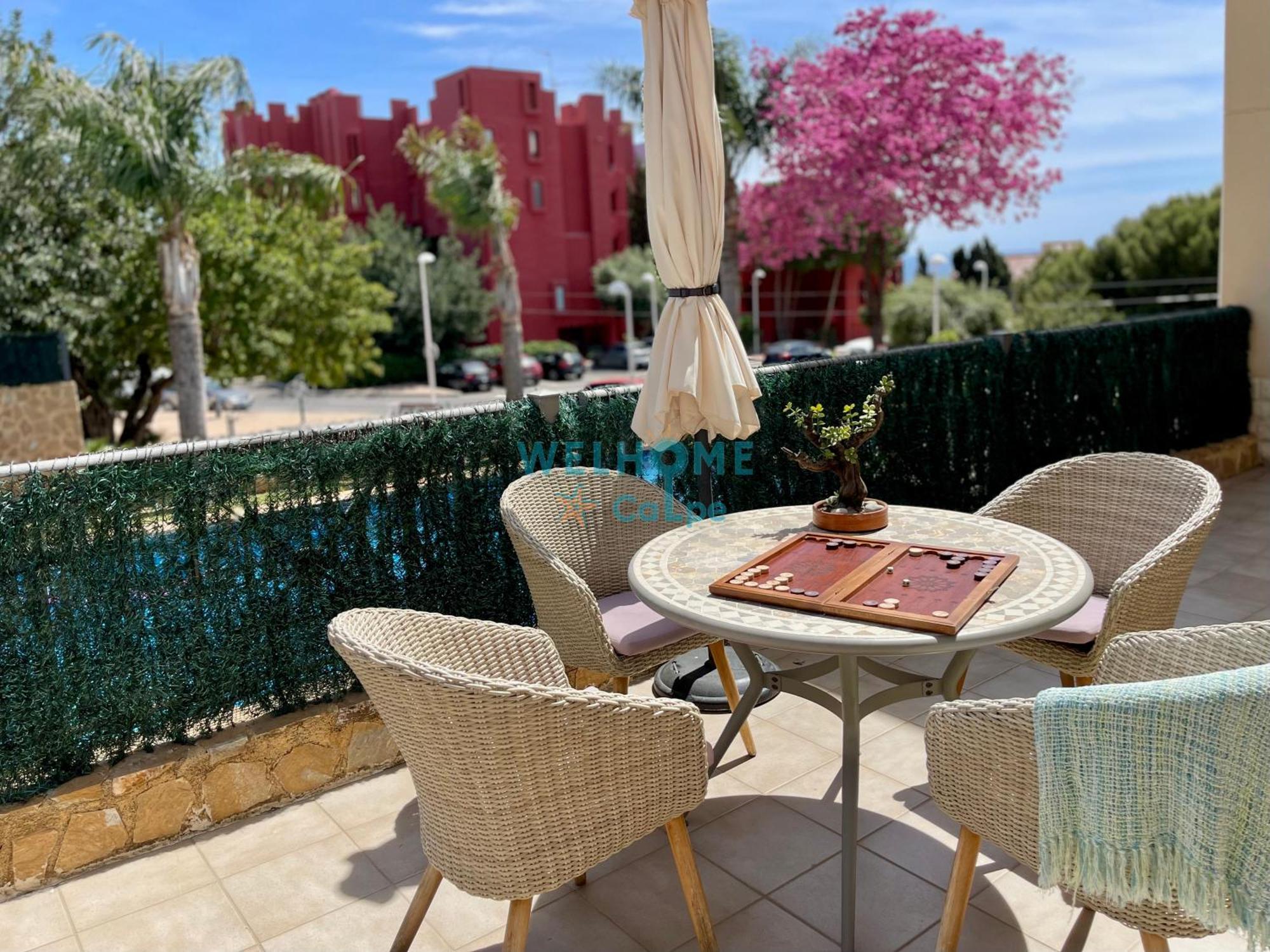 Manzana Bonito Y Comodo Apartamento Con Piscina Калпе Екстериор снимка