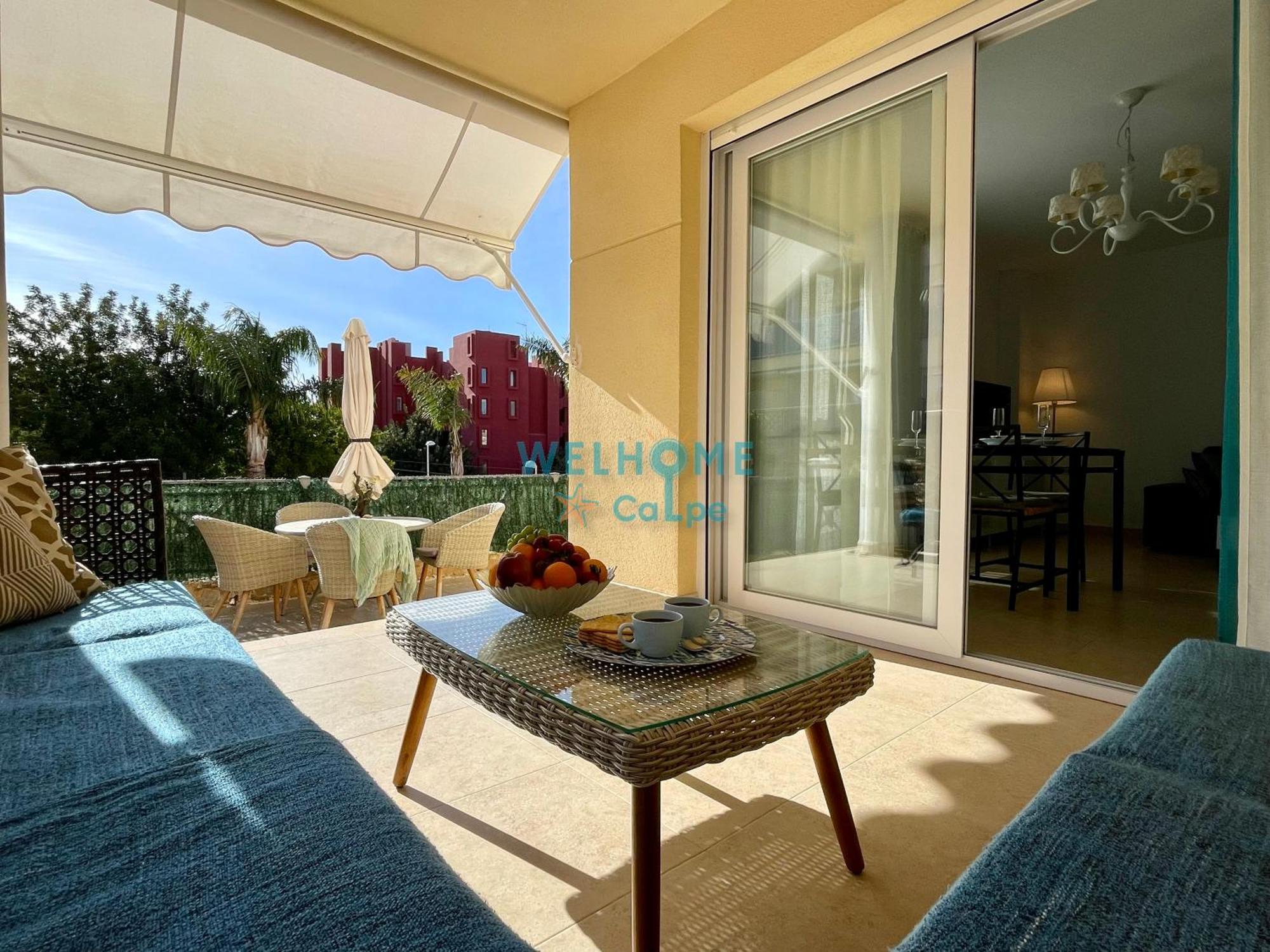 Manzana Bonito Y Comodo Apartamento Con Piscina Калпе Екстериор снимка