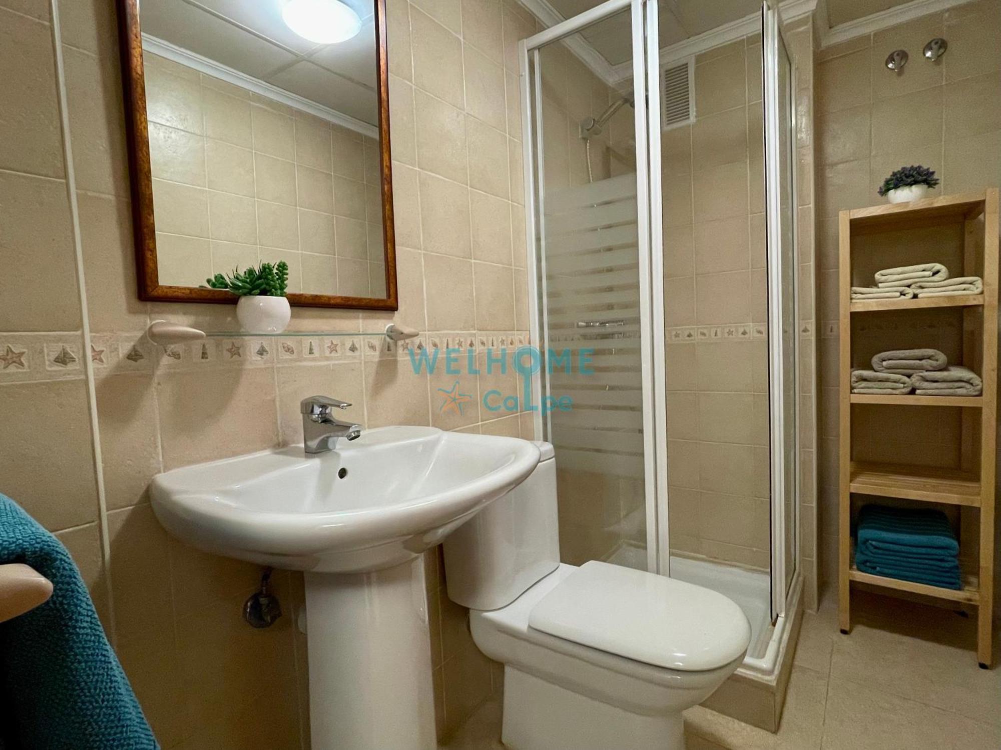 Manzana Bonito Y Comodo Apartamento Con Piscina Калпе Екстериор снимка