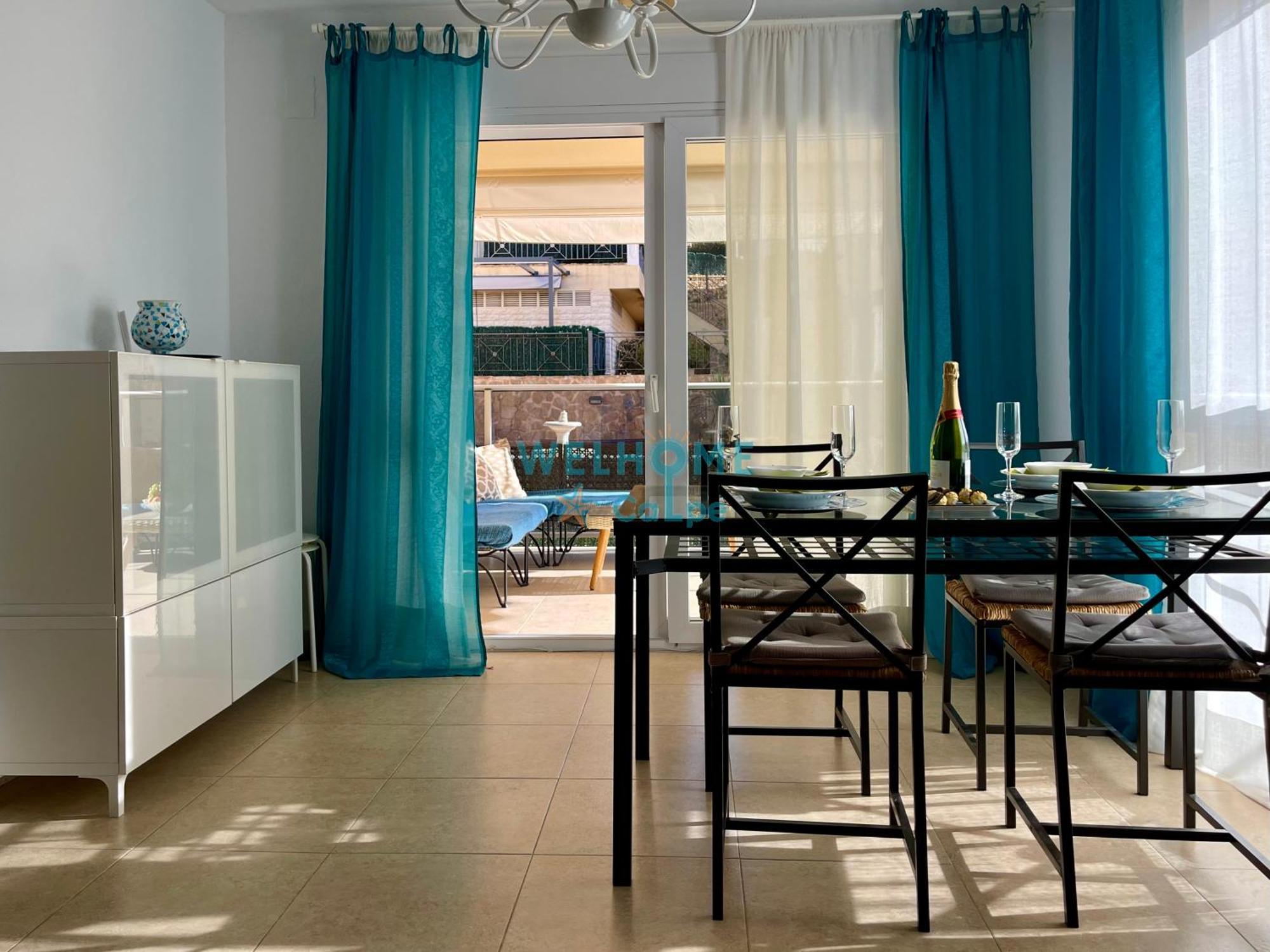 Manzana Bonito Y Comodo Apartamento Con Piscina Калпе Екстериор снимка