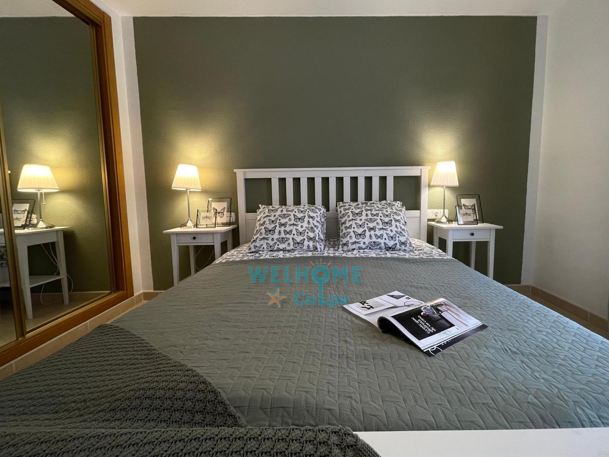 Manzana Bonito Y Comodo Apartamento Con Piscina Калпе Екстериор снимка