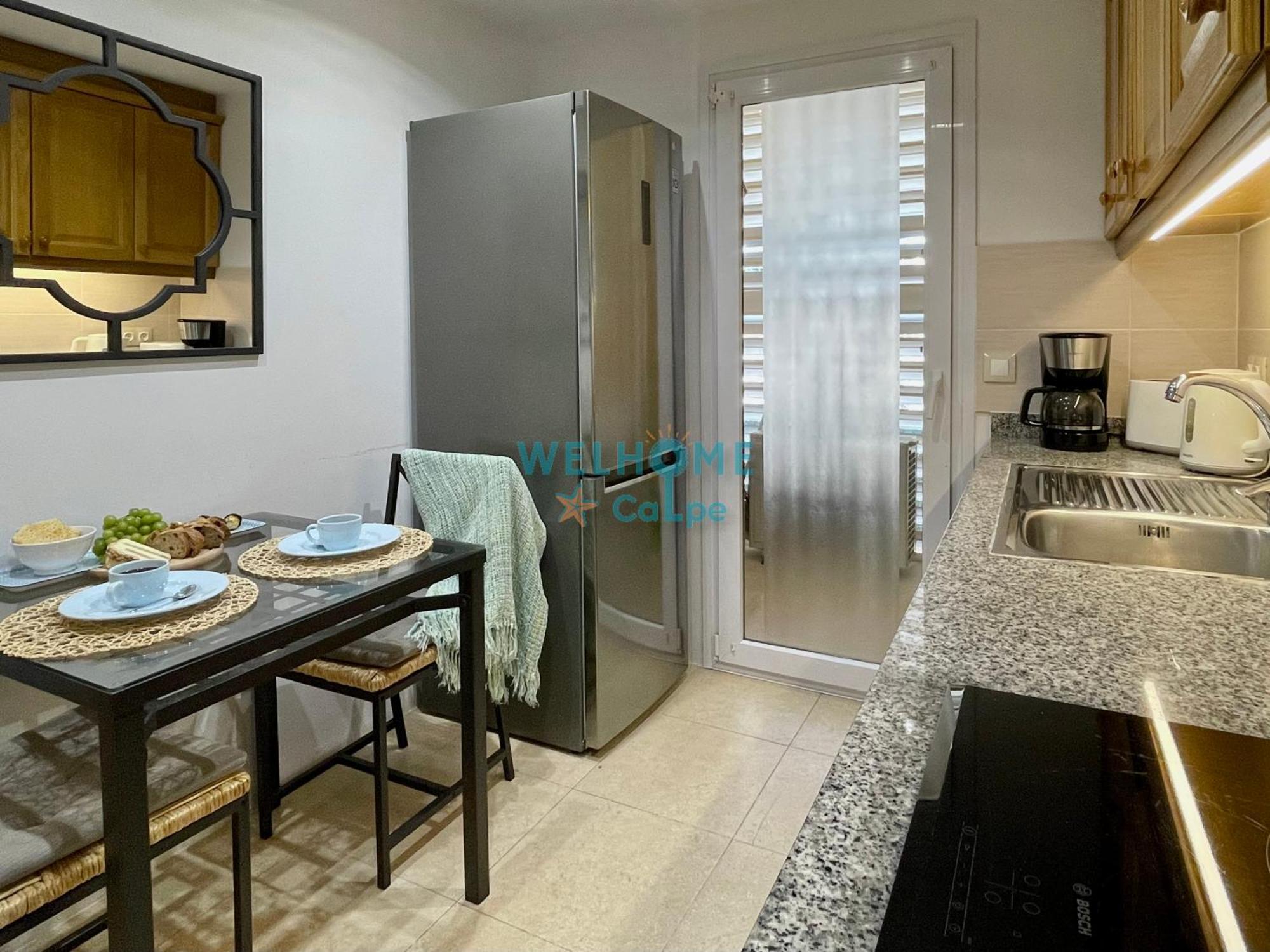 Manzana Bonito Y Comodo Apartamento Con Piscina Калпе Екстериор снимка