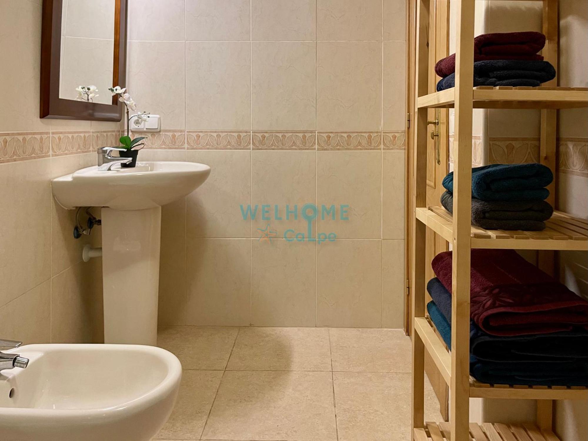 Manzana Bonito Y Comodo Apartamento Con Piscina Калпе Екстериор снимка