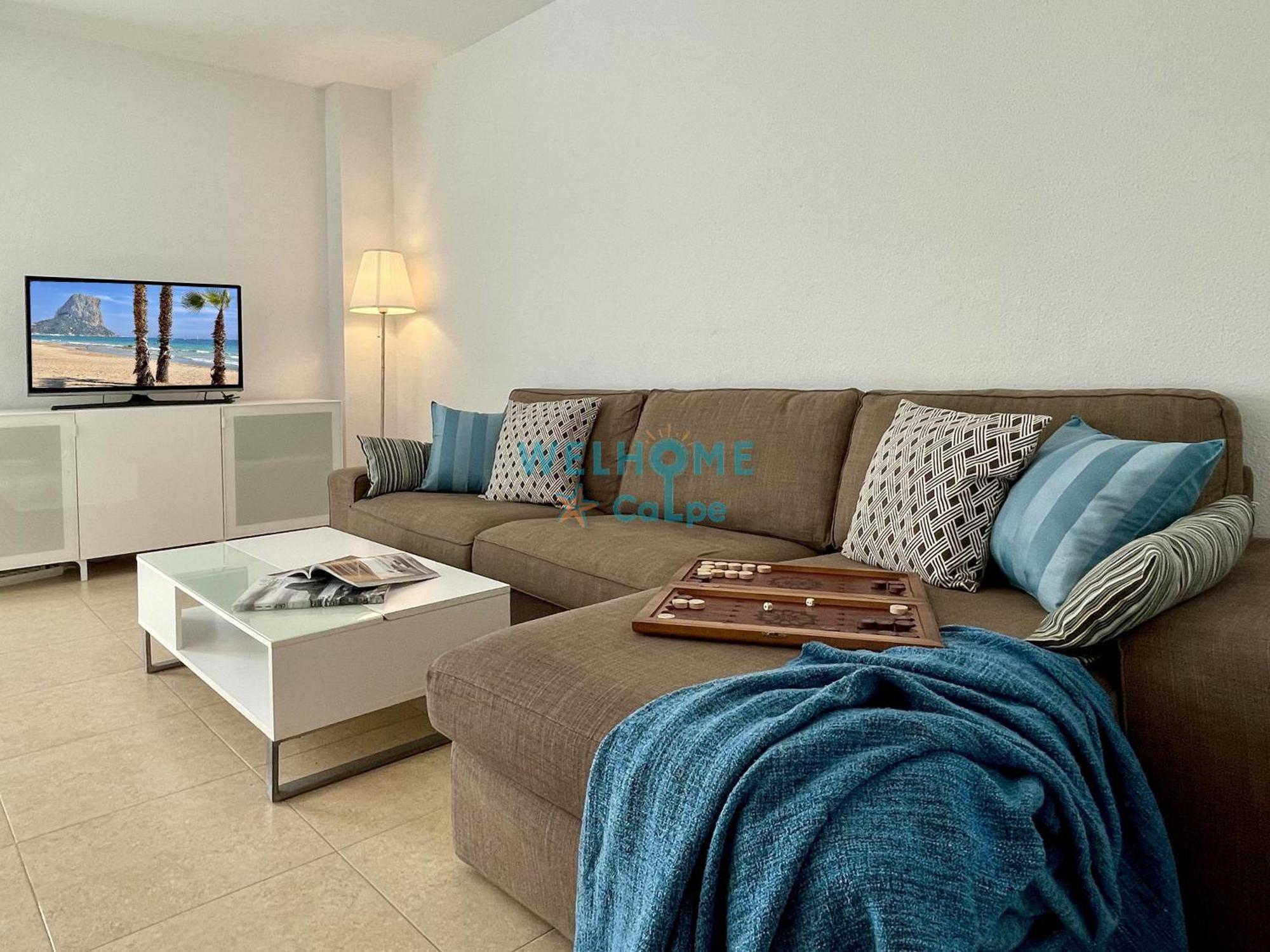Manzana Bonito Y Comodo Apartamento Con Piscina Калпе Екстериор снимка