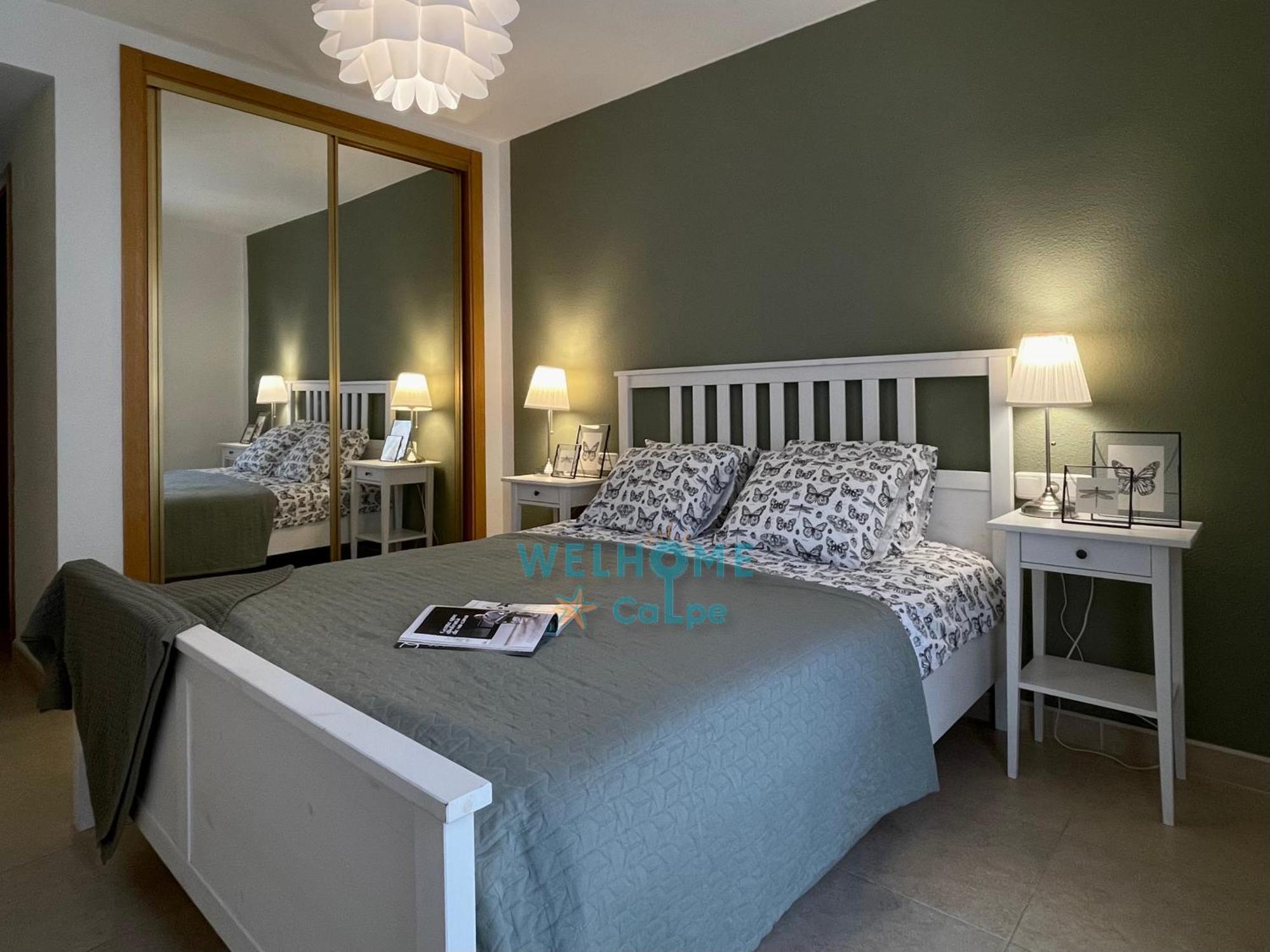 Manzana Bonito Y Comodo Apartamento Con Piscina Калпе Екстериор снимка