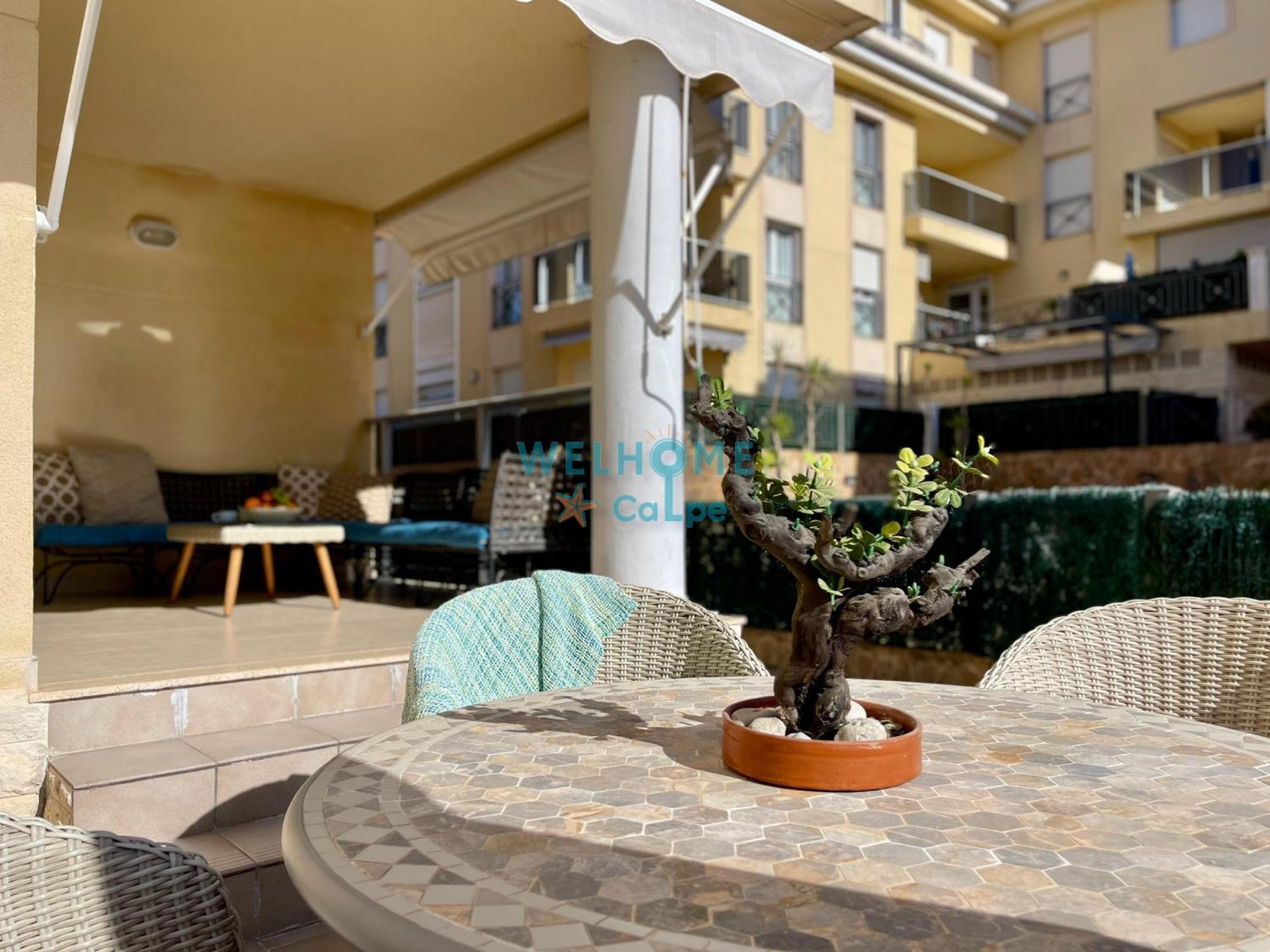 Manzana Bonito Y Comodo Apartamento Con Piscina Калпе Екстериор снимка