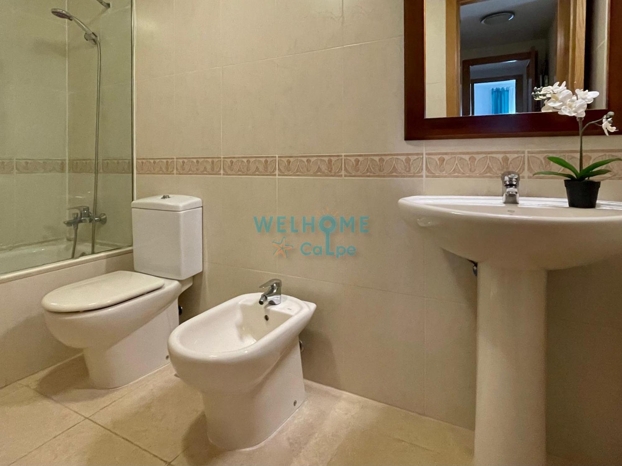 Manzana Bonito Y Comodo Apartamento Con Piscina Калпе Екстериор снимка